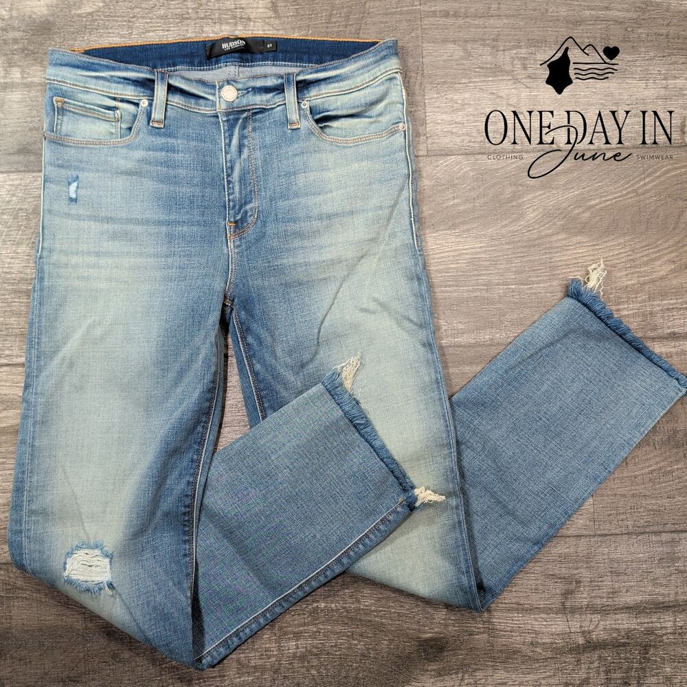 Hudson Nico Mid Rise Cigarette Jeans Size 4 (27)